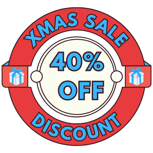 Xmas Sale 40% Off Discount
