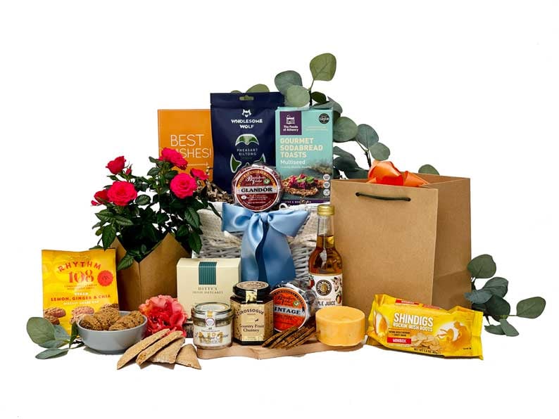 Fresh Cut Flowers Gift Basket