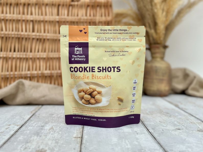 CookieShots- Blondie Biscuits Foods of Athenry, 120g
