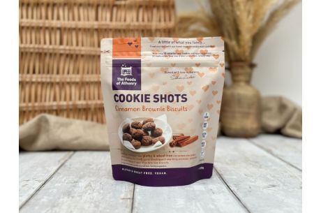 CookieShots - Cinnamon Brownie Biscuits Foods of Athenry, 120g