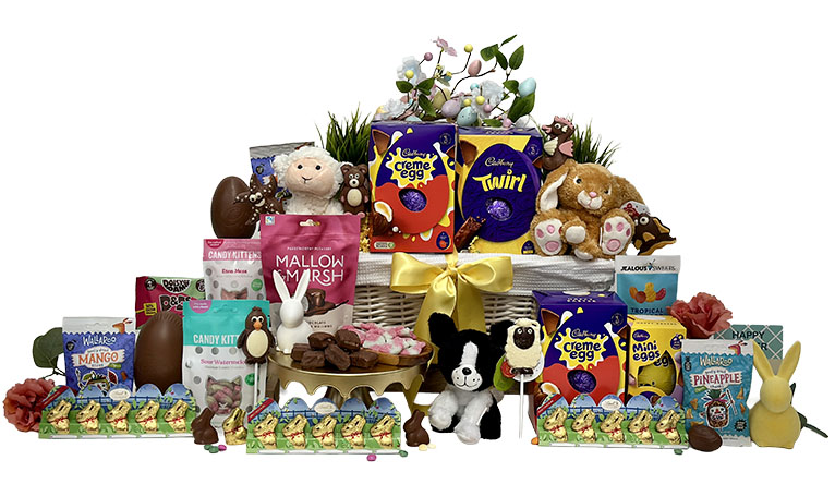 Easter Bunny Basket Gifts for 3 Children
