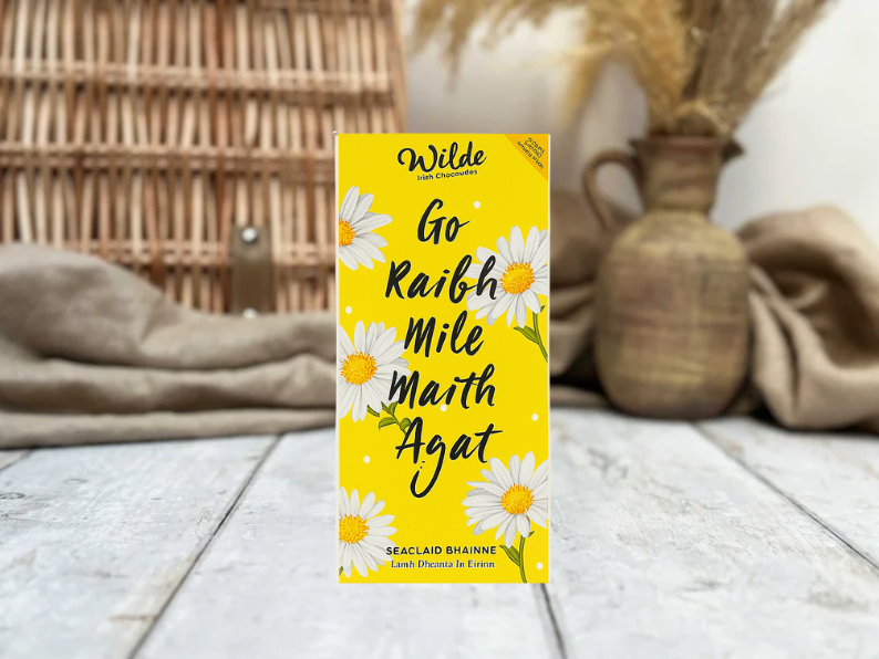 Go Raibh Míle Maith Agat Milk Chocolate Bar Wilde Irish 80g