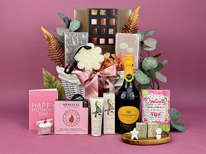 Mums Picks Gifts Basket