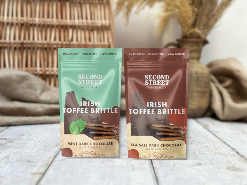 Irish Toffee Brittles Second Street Bakeshop 90g